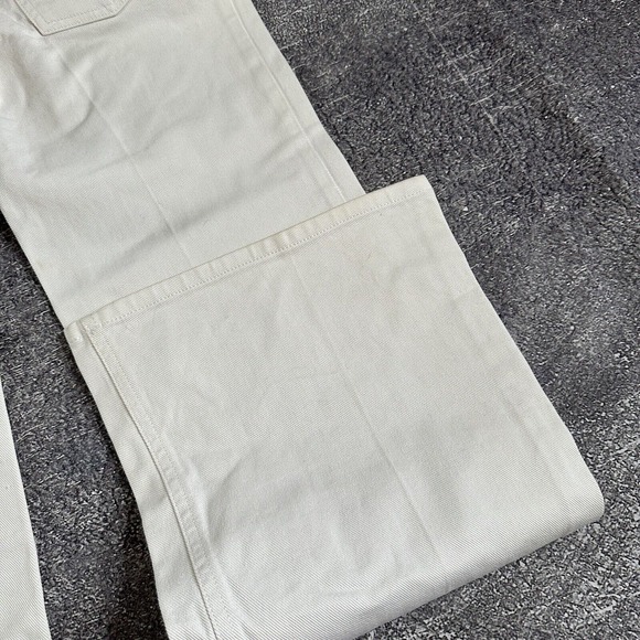 Women's Gucci Eco Washed Organic Cotton Flare White Jeans Pants Sz IT 38 (US S) - Picture 7 of 7